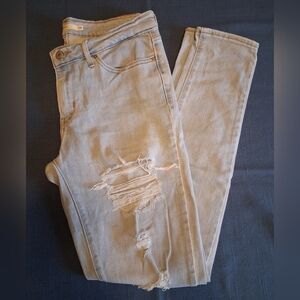Levi's 711 Skinny Light Wash Distressed Women's Jeans - Size 28